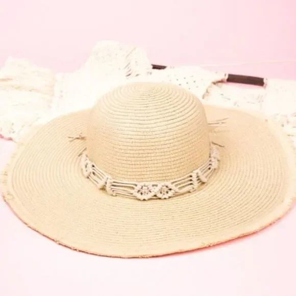 Accessories | Beach Havennatural Floppy Sun Hat | Poshmark display picture 1